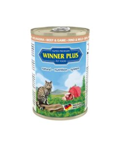 Winner Plus umido gatto con Manzo e Selvaggina da 195gr