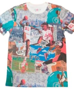 T-SHIRT BAMBINO JDB MJ BROOKLYN COLLAGE JORDAN